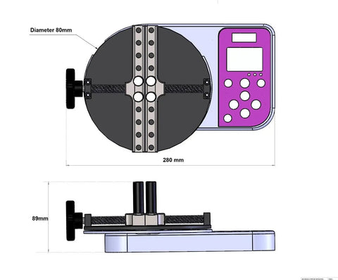 Digital Cap Torque Tester With 5 Newton Meter Capacity, All Metal Body, Graphic LCD Screen, Menu Driven Interface, Universal 100 to 240 Volts AC, Holds Bottles And Jars From 12 To 160 Millimeters, Built For Real World Pro Grade Cap Tightening Tests, 80mm fixture