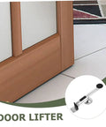 Heavy Duty Door Lifter Tool For Drywall And Board Work Easy Window Hinge Hoist with metal frame lifting a door.