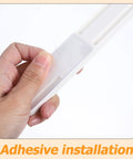 Close-up of Heavy Duty Drawer Slides 2 Pack Smooth Operation White Plastic Rails for Wardrobe and Cabinet Easy DIY Installation