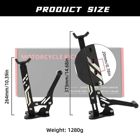 Portable Motorcycle Wheel Stand Front And Rear Stainless Steel Fifth Generation Upgrade for Most Motorcycles and Dirt Bikes