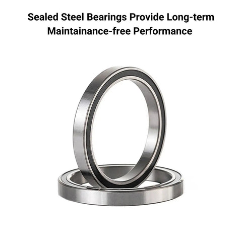 Sealed steel bearings for BB86 and BB92 press fit bottom bracket, durable and maintenance-free performance.