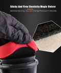 Close-up of Forced Dual Action Polisher Adapter Kit with three polishing pads showing magic velcro for car polishing buffing.