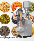 Semi Automatic Six Side Vacuum Brick Packing Machine Offers No Sweat High Speed Filling And Sealing With Precision Volumetric Cup Filler for grains.