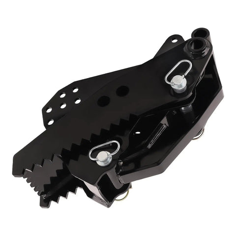 Universal Backhoe Thumb Attachment For 3.25 Inch Boom Width Built Tough Heavy Duty Black Powder Coated Steel Bolt On Design