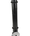 Built Tough Steel Underground Removable Ornamental Bollard 40 Inch Tall black with silver base and locking mechanism.
