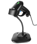 2D Barcode Scanner With Stand And Long USB Cable, USB Handheld QR Code Reader For POS And Mobile Payments, detail view