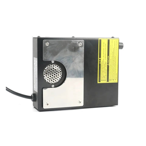 Back view of Digital 863D Soldering Preheating Station with metal vent and power cord