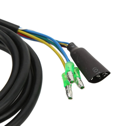 Nine Pin Motor Extension Cable for Electric Bicycles Copper and Plastic Construction High Performance 130CM Length Includes Male 9 Pin Connector Ebike Motor Conversion Cable for Reliable Power and Easy Upgrades