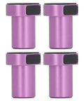 Purple Aluminum Bench Dog Set 4 Pieces 19mm Non Slip Table Stops For Woodworking Secure Fixation Slip Free Clamping Durable