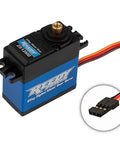 2513MG Digital Metal Gear Servo For RC Cars And Trucks, High Torque With CNC Center Case, shown from top angle with connector