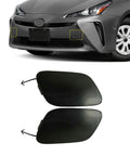 Tow Hook Cover Set for Prius 2019 2020 2021 Front Bumper Eye Lid Caps Black Left and Right 2 Pack Slick Exterior Trim Replacement 52128 47910 52127 47911 Durable Fit Easy Install Upgrade