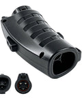 Nacs To J1772 Ev Charging Adapter 80A High Amps 250V Ip 65 Rated Waterproof Heavy Duty Electric Car Connector on a white background.