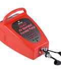 4.2 Cfm Pneumatic Vacuum Pump Air Operated Evacuation Tool For Automotive Air Conditioner Systems in red, showing air inlet and vacuum ports.