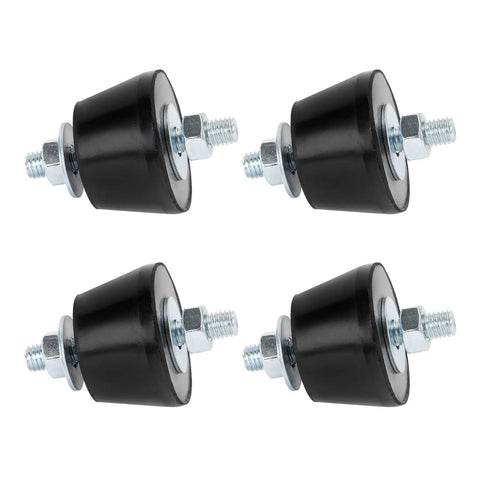 4 Pack M8 Rubber Vibration Isolator Mounts 40x26mm Anti Vibe Shock Absorbers for Mini Split Heat Pumps Air Compressors, set of four
