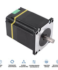 Integrated Servo Stepper Motor With Built In Encoder 1.5Nm Torque 3000RPM Closed Loop Controller Driver Included