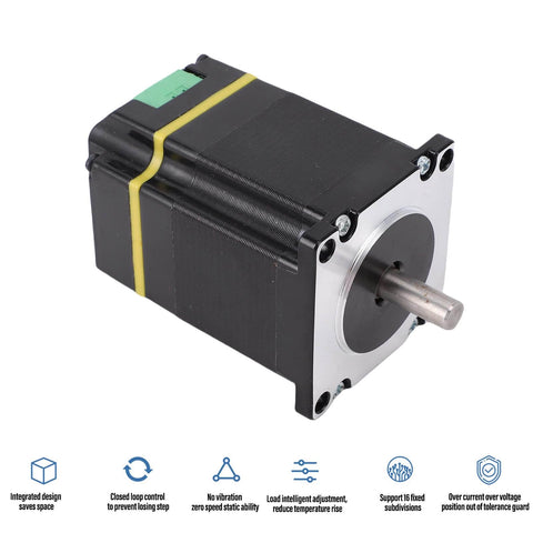Integrated Servo Stepper Motor With Built In Encoder 1.5Nm Torque 3000RPM Closed Loop Controller Driver Included