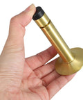 Gold Hydraulic Door Stopper for Bathroom and Apartment Doors With Adjustable Length 28mm Aluminum Alloy Build