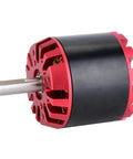 Red and black Beefed Up 2300W Brushless Electric Scooter Motor with Efficient Heat Dissipation Durable Alloy Shaft Long Lasting Performance