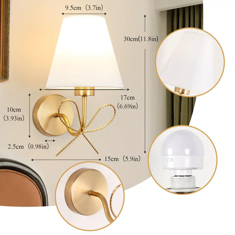 Modern Wireless Wall Sconce Set Of Two With Remote Dimmable Battery Powered LED Lamps Rechargeable Bulbs Included Ideal For Living Room Bedroom Hallway Bathroom Staircase Easy Install 25W 110V