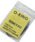 Watch Back Cover Seal Ring Set Waterproof O Ring Gasket 0.6mm Elastic Rubber Black in packaging for DIY Watch Repair Gear And Pro Maintenance Kits