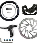 All In One Bike Disc Brake Kit Front And Rear Calipers With Rotors 160mm And 180mm Options Bolts And Cable
