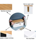 Bamboo Lid Cable Management Box Hide Cords and Surge Protectors for Home and Office with Features Highlighted