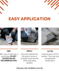 Moldable Concrete Repair Compound For Quick Patch Up On Patios Walkways Driveways And Masonry Fast Drying In About 25 Minutes