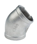 Brown Finish Beefy Stainless Steel 304 BSPT Elbow 3 Way 4 Way Pipe Fitting Coupler Kit, showing a close-up of the 304 elbow.