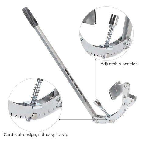 Heavy Duty Dent Puller Tabs Auto Body Repair Kit with adjustable metal panel and card slot design for secure dent removal