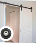 Heavy Duty Barn Door Roller Wheel Nylon Pulley For Smooth Sliding And Easy Install Durable Hanging Rail Wheel For Home Garage Shop And Commercial Use Protects Doors From Scratches With A Super Smooth Glide