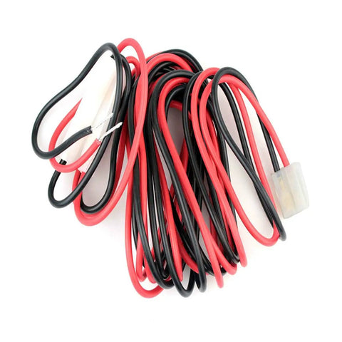 T Shape DC Car Power Cable For Mobile Radios 3 Meter With Inline Fuse And Blade Terminals, 15 Amp Rating, 13.8V DC, Max 60W