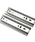 Beefed Up 2 Pack Full Extension Drawer Slides 5 Inch Steel Quiet Glide With 20kg Load Capacity for Kitchen Cabinets, Cold Rolled Steel