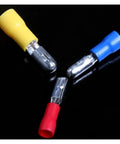 300 Pcs Insulated Spade Electrical Crimp Terminals Heavy Duty Connector Kit Box For Quick Wiring Repairs And DIY Projects Made To Last, assorted colors