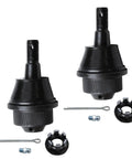 11 Piece Front Suspension Kit For 01 10 Chevy Silverado 2500HD Fits Silverado 2500 3500 And Avalanche 2500 Front End Upgrade For A Smoother Safer Ride And Crisp Handling; black ball joints with grease fittings