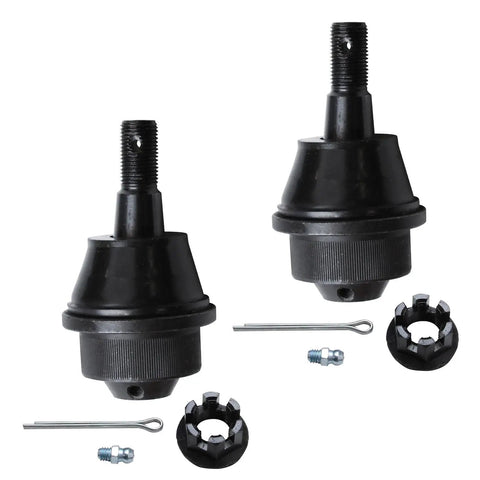 11 Piece Front Suspension Kit For 01 10 Chevy Silverado 2500HD Fits Silverado 2500 3500 And Avalanche 2500 Front End Upgrade For A Smoother Safer Ride And Crisp Handling; black ball joints with grease fittings