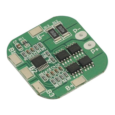 3 Pack 4S 20A Li Ion BMS For 18650 Battery Protection Board PCM PCB Module, green circuit board with components