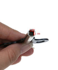 Close-up of 2Pcs Metal Winder Clock Key Black For Wall Clocks And Wooden Clocks DIY Friendly Replacement Tool with measurement details