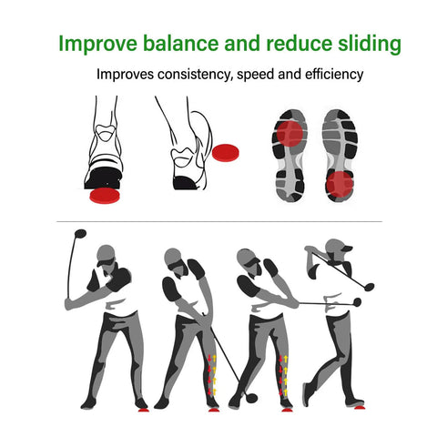 Golf Force Pedal Training System for Swing Power and Balance with a Rubber Pedal Exerciser Step Pad demonstrating ground control
