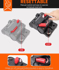 Tough As Nails 150 Amp Manual Reset Inline Circuit Breaker Waterproof DC 12V to 48V with reset arm for easy operation.