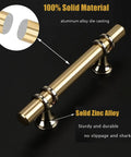 Gold Cabinet Handles 10 Pack Brushed Brass Pulls For Kitchen Cabinets And Dresser Drawers Champagne Gold Pull Hardware