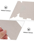 Detail of Six Pack Microwave Heat Insulation Pads Mica Sheet Covers for Waveguide Crisper Liners, easy to cut and install.