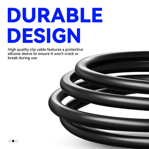 Close-up of Universal DC Power Cord For Tattoo Machines With Pen Rotary Systems, Durable silicone shell for reliability.