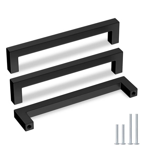 Matte Black Kitchen Cabinet Pulls