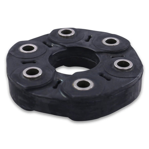 Top Notch Febi Bilstein 14980 Flexible Coupling Kit For Propshaft Made In Germany Fits Your Ride Smoothly Pack Of One With Precision Pitch Circle Diameter And Lightweight Design For Reliable Drivetrain Performance. black rubber propshaft flexible coupling with six metal bushings, 100mm