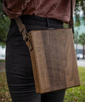 Wooden Messenger Box Crossbody Bag For Artists Grab And Go Multifunctional Handmade Tool Storage Box