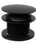 12 Inch And 4 Inch Bath Waste And Overflow Assembly With Tip Toe Drain Plug And Illusionary Faceplate Matte Black Finish 1 Pack