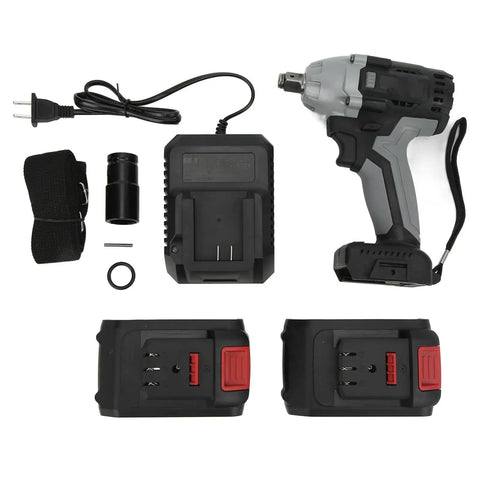 Top Rated Brilluxa Cordless Impact Wrench Kit, 21V Brushless Electric Ratchet With High Torque Power Tool Set For Automotive Lug Nut Removal And Workshop Equipment Assembly Plus Maintenance Gear