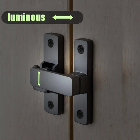 Heavy Duty Barn Door Latch Set With 90 Degree Gate Latches For Sliding Doors Matte Black Zinc Alloy Finish Includes Flip Latch And Screws