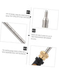 Professional Woodworking Wheel Marking Gauge with anti-roll design and micro-adjustable fence for precise measurements.