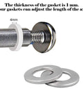 Beefed Up 8mm Axle Bolts Set For Front And Rear Stunt Scooters And Kick Scooters 44mm Length Grade 8 8 Carbon Steel With Gaskets